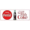 Retro Planet.com - Drink Coca-Cola, Better with Coke, Peel and Stick Decal, 1960s Style, Vintage Classic American Art, Kitchen, Restaurant, Diner, 24 x 9 Inches