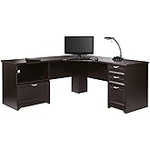 Realspace&reg; Magellan Performance Collection L Desk, 30"H x 70 9/10"W x 23 1/5"D, Espresso