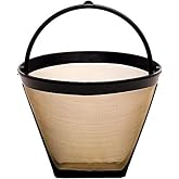 GoldTone Reusable Cup No.2 Cone Coffee Filter Permanent Coffee Plastic Filter- Size 4