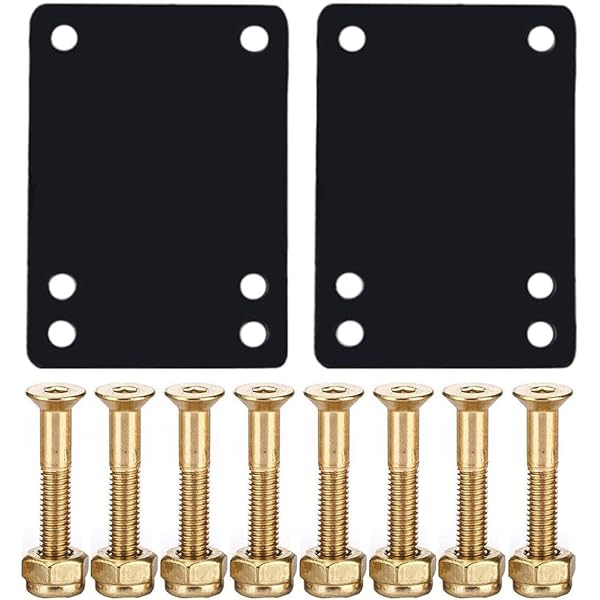 SUPVOX 2pcs Aluminum Skateboard Sink Gasket