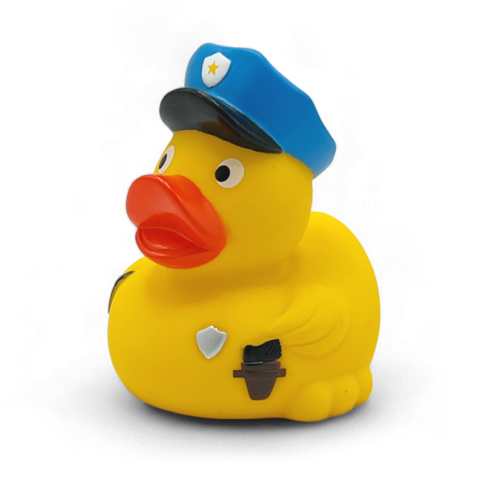 SUPERLOTTI Squeaky duck Paul Policeman, an original bath duck, quality brand for children