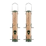 Ointo Garden Tube Bird Feeder with 6 Feeding