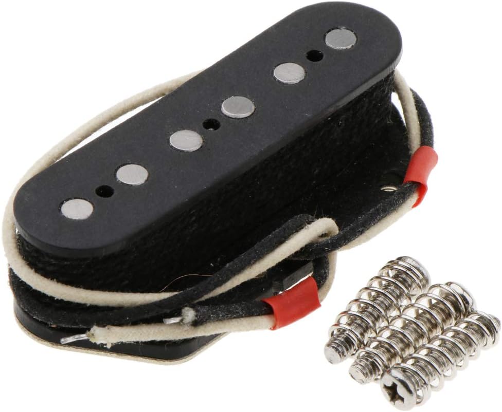Alnicov Guitar Pickup,Single Coil Bridge Position with Wooden Box Springs mounting Screws,for Electric Guitars Parts Replacement - Image 5