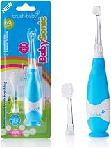 Brush-Baby BabySonic Blue Electric Toothbrush 0-36 Months Soft Bristles view 1
