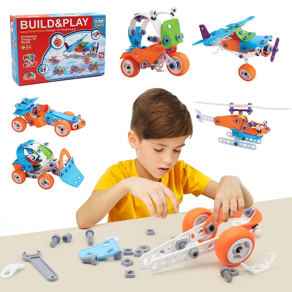 132 PCS STEM Learning Toys Creative Stem Gift Play Set for Kids MOBIUS