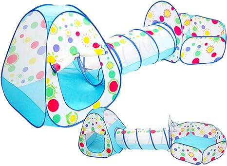 Amazon Co Jp 子供用テント トンネル折り畳み式 トンネル ボールハウス セット 海洋ボールプール プレイトンネル ボールハウス を組み合わせた室内遊具 公園玩具 おもちゃトンネル 知育玩具 数量x1 ホーム キッチン