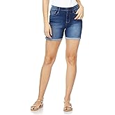 WallFlower Womens Irresistible Denim Shorts High-Rise Insta Soft Juniors (Standard and Plus)