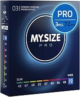MY.SIZE PRO Condom Size 8 72 mm XXL 3 Condoms