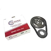 Cloyes Double Roller Timing Chain Set Compatible with Chevy GMC 396, 402, 427, 454 Big Block Engines, Includes Crankshaft Gear, Camshaft Gear