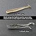 Alabama Rig Umbrella for Bass Fishing Kit with Willow Bladed Spin Jig Heads Freshwater Salwater Trout Stripers Lures 3 Arms
