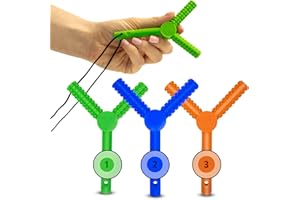 GAFLY THERAPEUTICS Gafly FlexiChew (Level 1, 2, 3) - Chew Necklaces for Sensory Kids - Autism Chew Toys Sensory with Three Levels of Hardness - Chewy Necklace Sensory - Silicone Made Chew Tubes for Kids
