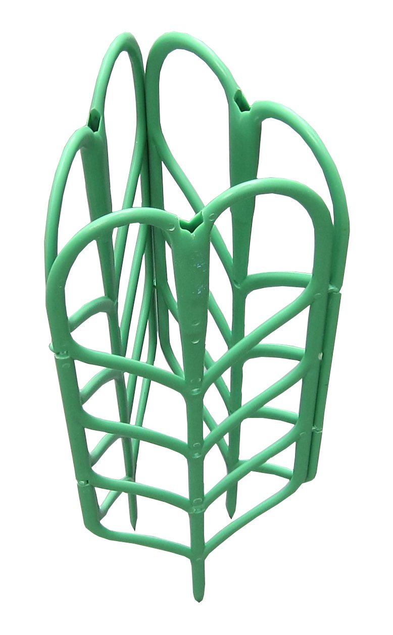 Potted Plant Growing Support 3-Pack, Tomato Cage, 3Piece Fruits and Vegetables Climbing Staking System (8Piece Flexible Adjustable Plant Ties Included) Adjustable Plant Climbing Trellis