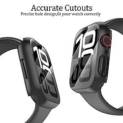 2 Pack Case with Tempered Glass Screen Protector