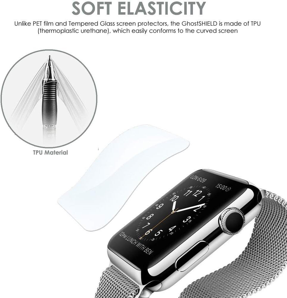 TECHGEAR [4 Pack Screen Protectors fit Apple Watch 40mm Series 5 - Image 4