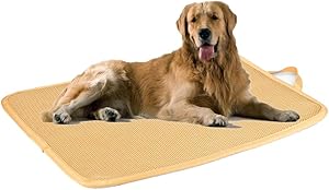 Kimi Homes Kennel Pad - Easy Cleaning Kennel Bed, Quick Drying Kennel Mat with Mesh Technology, Perfect Four Season Functions for Dogs, Cats and More