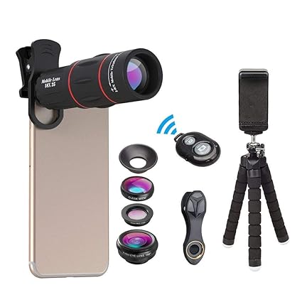 Zoom - Lente para cámara de smartphone con lente monocular ...