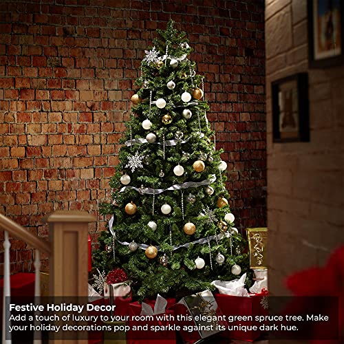 Casafield 7.5FT Realistic Green Spruce Artificial Holiday Christmas