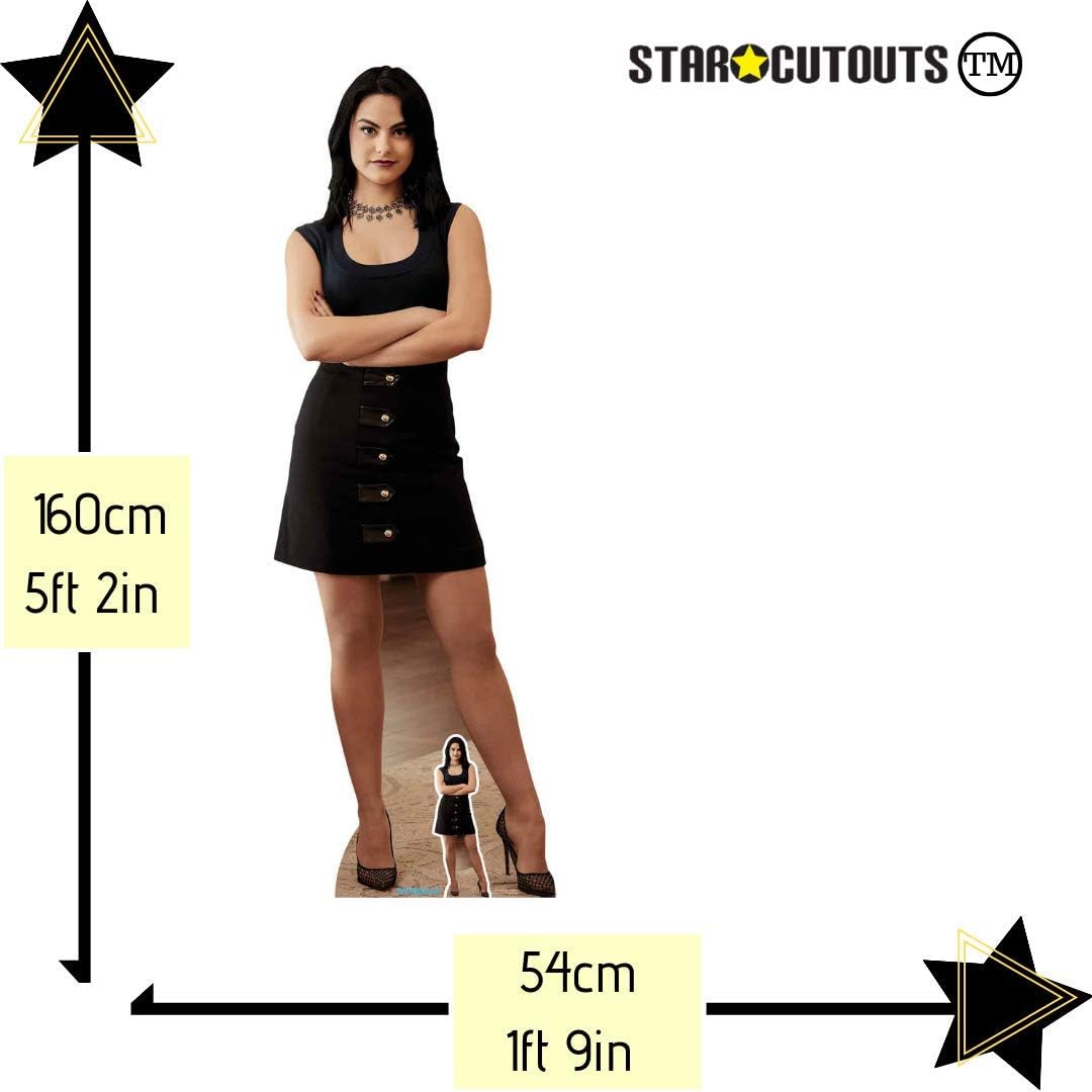 Star Cutouts SC1389 Veronica Lodge Lifesize Cardboard Cutout (Camila Mendes) Free Mini Standee Perfect for Riverdale Theme Parties and Events mutlicolour - Image 3