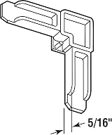 Prime-Line White Plastic Screen Frame Corner 5/16 x 3/4 Inch 50 Pack MP7729-50 view 4