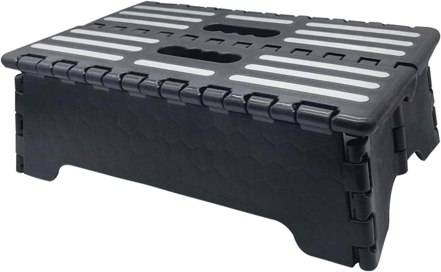 HY DEALS Portable Folding Step Up Stool Car Height Boost Elder Adult Kid Child Non-Slip Step Grips, Foldable & Easy to Store: Furniture & Decor