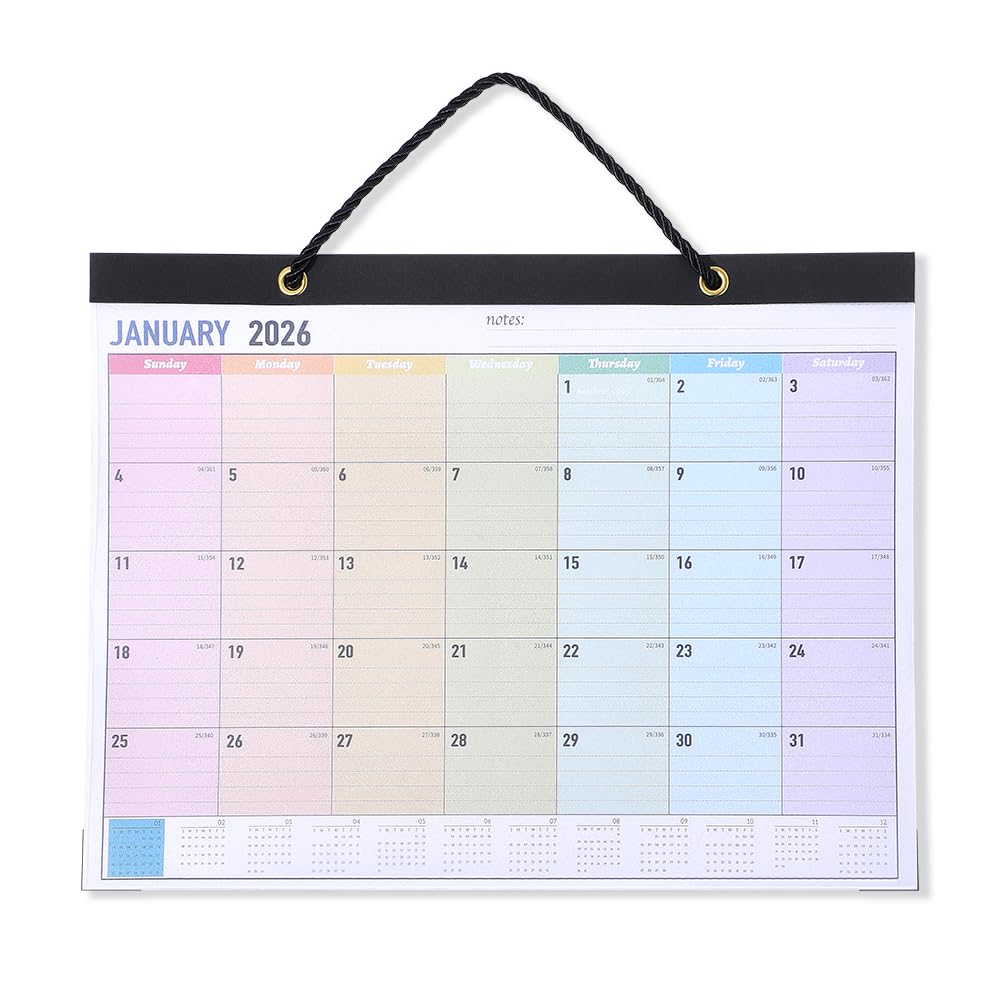 Photo 1 of ** 5 CALENDARS***icceemee 2026 calendar wall calendar January-December Plan Calendar Festive Days Theme wall calendar 13“ x10” Wall Calendars for Office Home Planning & Organizing x5