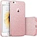 SZJJX iPhone 6 plus/6s plus Shiny Series [Bling Crystal] TPU Bumper Case for Apple iPhone 6 plus/6s plus Shock Absorbing Scratch Resistant Frame Cover Protector 5.5 inch-Pink