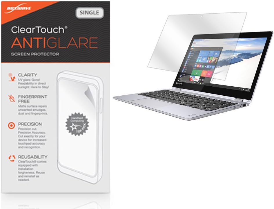 Lenovo Yoga 710 (11) Screen Protector, BoxWave [ClearTouch Anti-Glare] Anti-Fingerprint, Scratch Proof Matte Film Shield for Lenovo Yoga 710 (11)