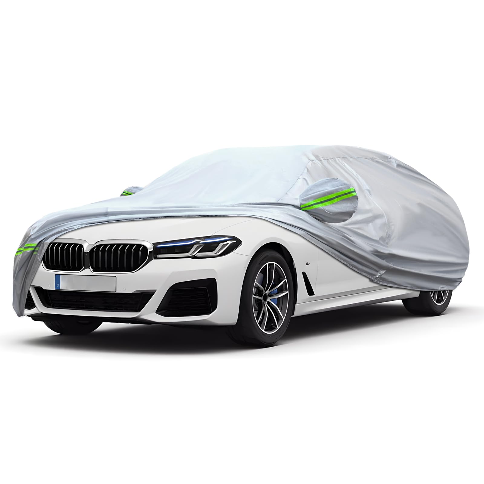Photo 1 of KEYOOG 6-layer Full Car Cover Is All-weather Waterproof, Universal In All Seasons, Snow Prevention, Rainproof, Acid Rainproof, Sunscreen, Ultraviolet-proof, Universally Applicable To Sedan (188"-198")