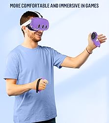 Silicone Cover Set Compatible with Meta/Oculus