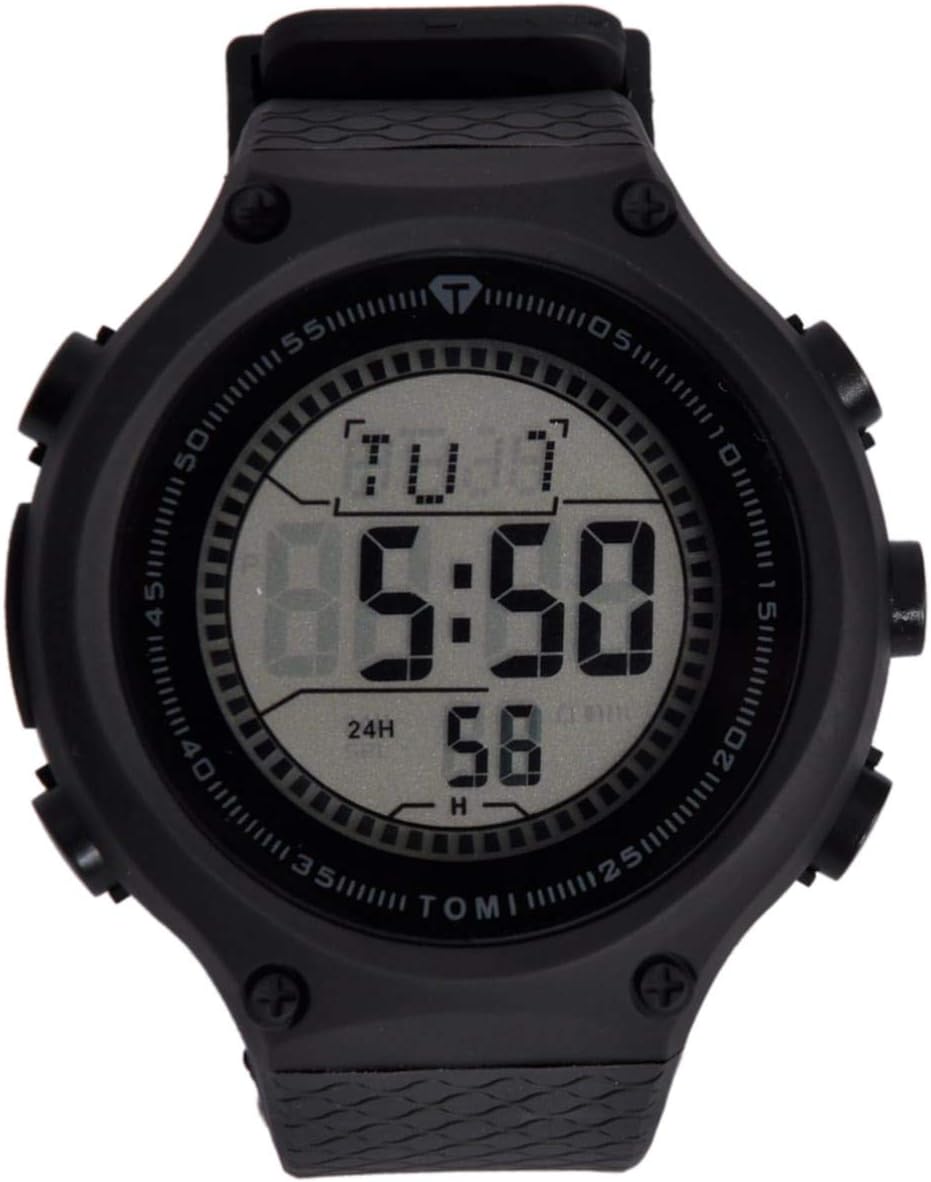 Tomi Men's Outdoor Digital Sports Watch with LCD Dial Digital Display