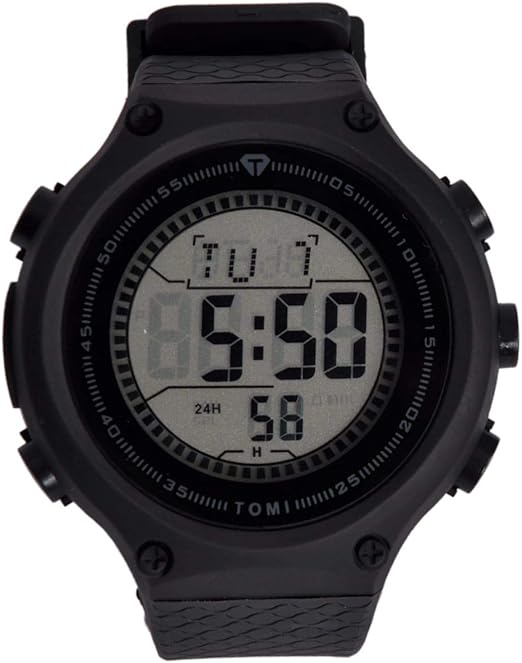 Tomi Men's Outdoor Digital Sports Watch with LCD Dial Digital Display
