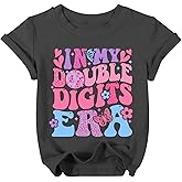 in My Double Digits Era Shirt Girls Birthday Girl Shirts 10th Birthday Gifts for Girls 10 Year Old Ten Party Tee Tops