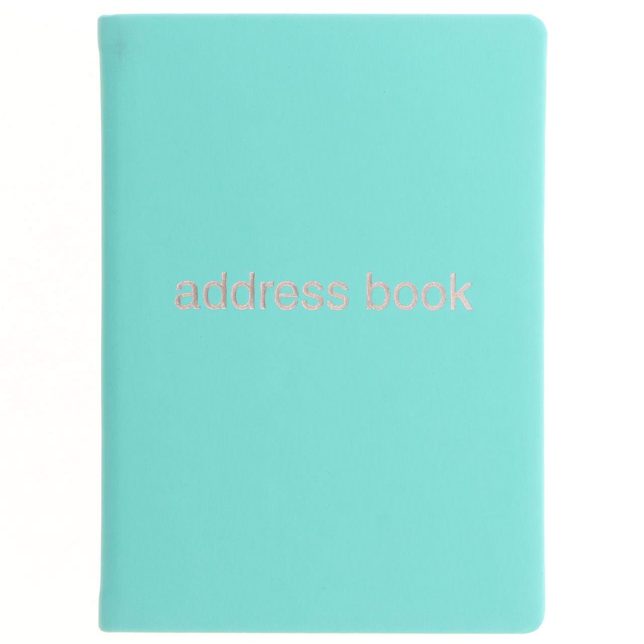 Letts Dazzle A6 Address Book Turquoise
