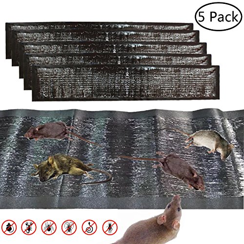 KChoies 5 Pack Extra Large PU Leather Mouse Glue Mats(47.5