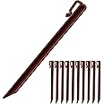Citrine Garden 20-Pack-10 Inch Plastic Edging Nails,Side-Insert Nylon Landscape Anchoring Spikes，Landscape Stake for Paver Edging, Weed Barrier& More