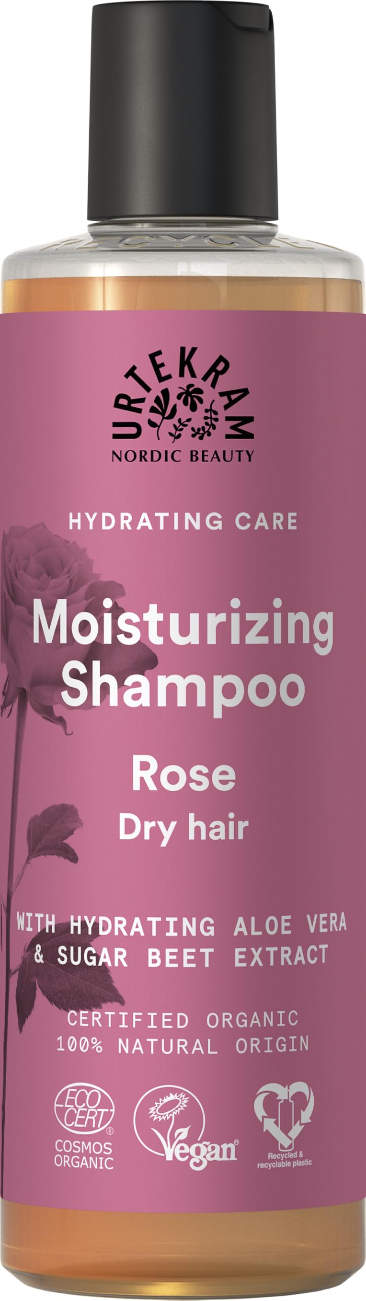 Urtekram Organic Rose Shampoo for Dry Hair 250 ml