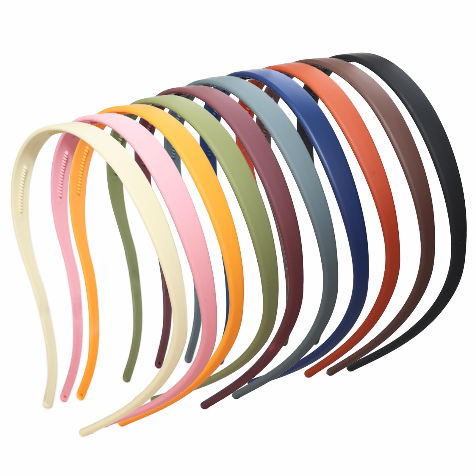 Photo 1 of KOVOLITU 10 Pack Headbands Designed for Eyewear Flex No Pressure Hairbands for Women Comfortable Plastic Headbands with Teeth