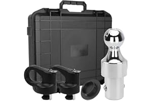 KAMITALY 60639 Puck System Gooseneck Hitch Kit, 2-5/16 Inch Ball, Compatible with 2013-2024 Ford F250 F350 F450, 2016-2024 Chevrolet Silverado, Nissan Titan XD & GMC Sierra, 38000 lbs GTW/9500 lbs VT