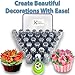 86 Piece Russian Piping Tips Set PLUS Storage Case! | 33 XL Extra Large Stainless Russian Piping Tips – 1 Three Bag Coupler – 1 Single Bag Coupler – 50 Icing Bags – Storage Case