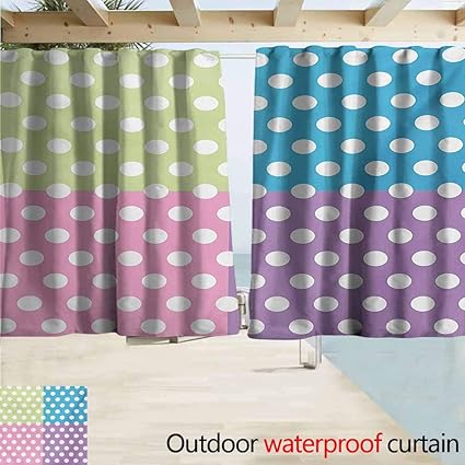 Amazon Com Polka Dots Curtains For Living Room Polka Dots In
