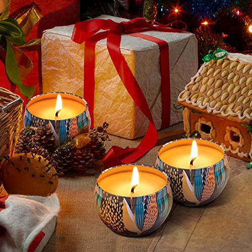 image for Anjou Scented Candles Gift Set, Made of 100% Natural Soy Wax, Fragranc