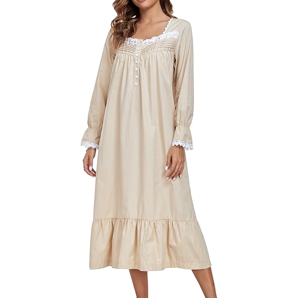 Chemise De Nuit Ancienne Fille Années 1920 – Dentelle Et Crochet – Blanche