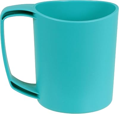 Lifeventure Ellipse Reusable Mug Teal Camping Travel BPA Free