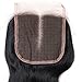 Lanyi Hair Virgin Brazilian Hair Body Wave Middle Part 130% Density Lace Closure 14