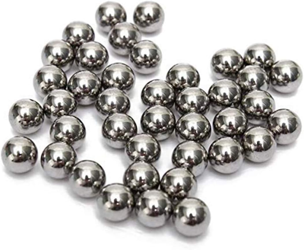 QZsteelball 600pcs 7/16inch Steel Ball Slingshot Ammo 11.11mm Precision