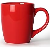 SHOWFULL Large Coffee Mug, 20 OZ Extra Coffee Mug, Smooth Ceramic Boss Cup, Big Capacity and Large Handle, for Dad Men Women, Microwave & Dishwasher Safe, Red