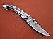 DR-5202-B Custom made damascus blade and bolsters awesome folding/Pocket knife