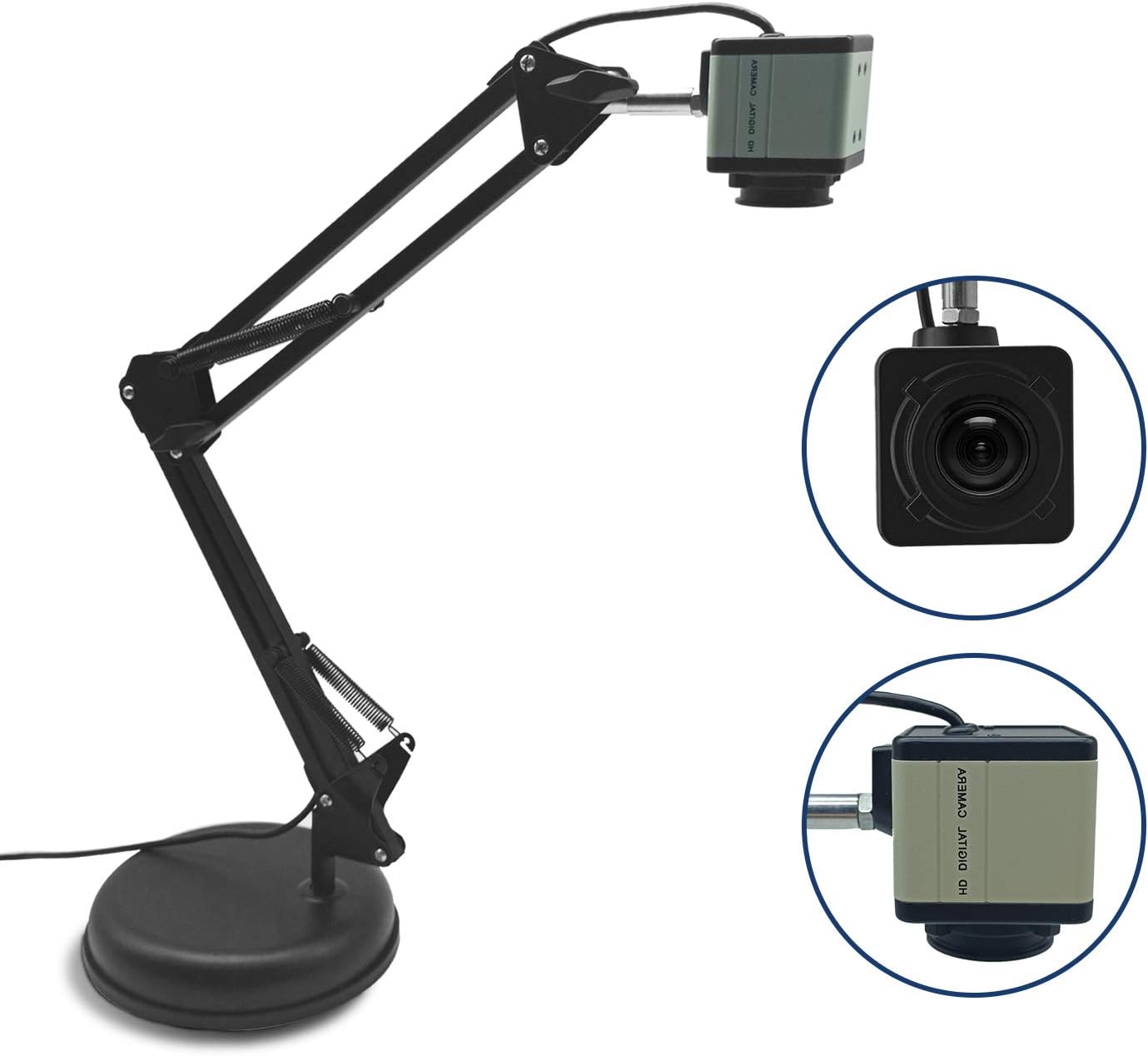 ANSAUCT Document Camera for Teachers, 8 MP Auto Focus USB Document Camera for Distance Education Teaching Web Conferencing Remote Learning, Doc Camera for Laptop Windows Mac OS Chromebook Compatible : Electronics