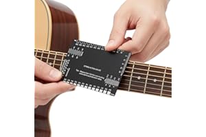 String Height Gauge | Smooth Edges Measure Gauge,Height Ruler for Guitar - for Women Boys Girls Family Friends Home School St