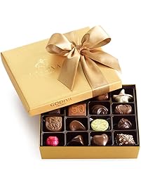 Godiva Chocolatier Classic Gold Ballotin Chocolate, Great for Any Gifting Occasion, 19 Count